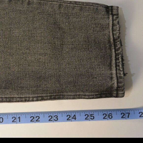 Abercrombie & Fitch Two Tone The Skinny High Rise Jean Black Women’s Size 27 4R - Picture 3 of 10